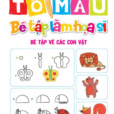 Sách - Bộ Sách Tô Màu - Bé Tập Làm Họa Sĩ (Bộ 4 Cuốn)