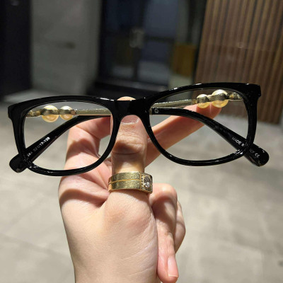 Kính mắt thời trang cao cấp cho nữ Mắt hình chữ nhật form nhỏ gọng ngọc