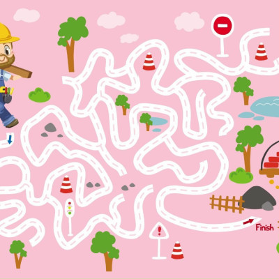 Bộ sách Trò chơi MÊ CUNG phát triển trí tuệ 1234 - phiên bản Wipe Clean: Viết xóa được (dành cho trẻ từ 2-6 tuổi)