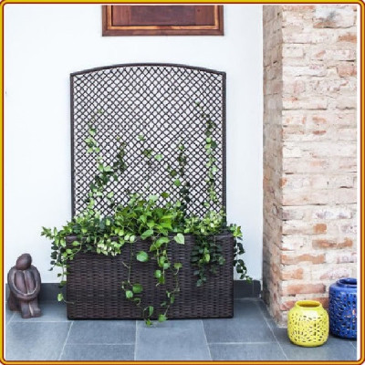 Chậu trồng hoa Tundo hình chữ nhật 80 x 33 x 122 cm