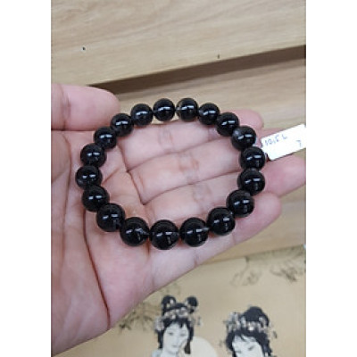 Vòng Tay Đá Thạch Anh Tóc Đen - 10.5mm - BATDV007