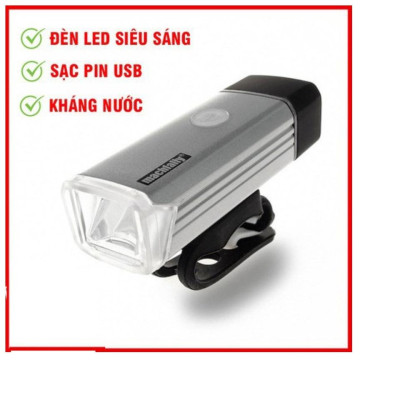 Combo xe đạp Khóa xe đạp 5 số vàng+Đèn pha siêu sáng+Đèn led hậu