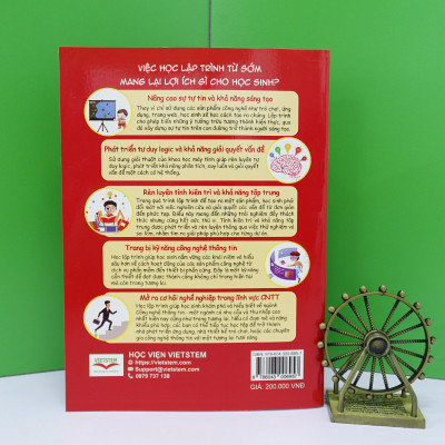 Combo 2 sách hướng dẫn học lập trình Scratch cho học sinh lớp 6