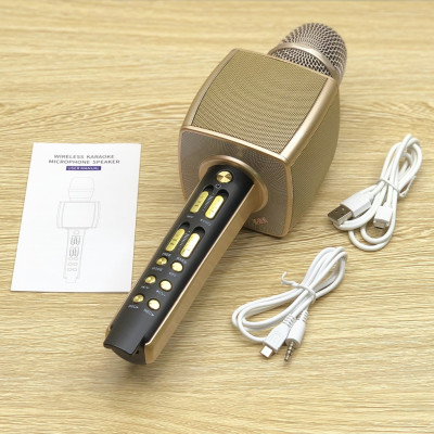 Micro karaoke bluetooth SuYosd YS 92 - Micro kèm loa karaoke - Kết nối bluetooth, USB, SD - Âm thanh cực hay, bắt giọng cực tốt, không hú rè - Tích hợp thu âm - Giao màu ngẫu nhiên - Hàng chính hãng