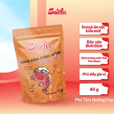 Bánh Tráng Nướng Vi Tôm Cay Sachi 45gram