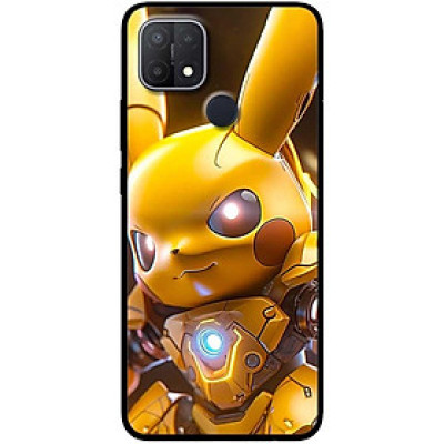 Ốp lưng cho Oppo A15 - A15s - Oppo A35 4G - A17 - A17K - Oppo A57 - A95 5G - Mèo Điện Nâu - Hàng Chính Hãng