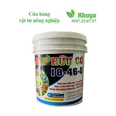 Phân bón Hoàng Hải DAP Hữu Cơ 18-46-0 Xô 24kg (12 túi x 2kg)