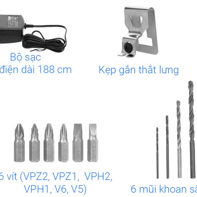 MÁY KHOAN PIN 2 TỐC ĐỘ 10MM 20V (2 PIN) TOLSEN- HÀNG CHÍNH HÃNG