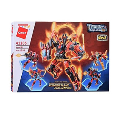 Đồ chơi  - Bộ đồ chơi xếp hình mô hình chúa tể ngọn lửa 41305 - QMAN