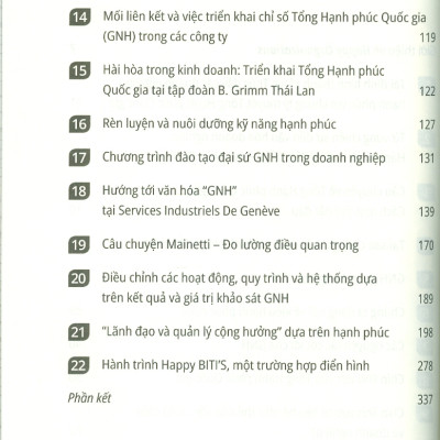 Happy Organizations - Hiểu Và Ứng Dụng Tổng Hạnh Phúc Quốc Gia (Gnh), Hướng Tới Lãnh Đạo Dựa Trên Sự Chuyển Hoá 