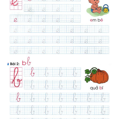 Tủ Sách Bé Vào Lớp Một - Tập Tô Chữ Lớp 1 (Tập 1)