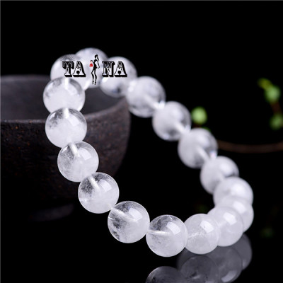 Vòng tay đá ưu linh trắng 5A hợp mệnh Kim, Thủy