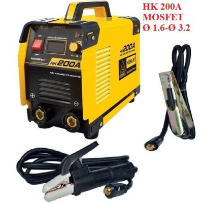 MÁY HÀN QUE MOSFET INVERTER 200A 220V (1.6-3.2MM) HỒNG KÝ HK200A - HÀNG CHÍNH HÃNG