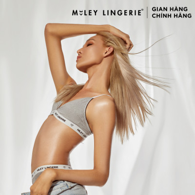 Áo Ngực Mút Mỏng Thời Trang Thể Thao Lưng Logo Chất Vải Cotton Thiên Nhiên BeingMe Miley Lingerie