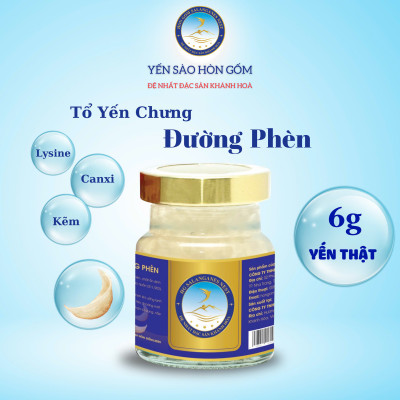 [Combo 12 Hũ] Tổ Yến Sào Chưng Đường Phèn - Yến Sào Hòn Gốm Chính Hiệu Khánh Hoà - HGK NEST 