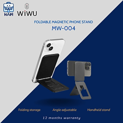 Giá đỡ nam châm điện thoại gấp gọn hàng chính hãng WiWU Wi-MW004 Mag Wallet X Pro: Hỗ trợ từ tính, gập gọn tiện lợi