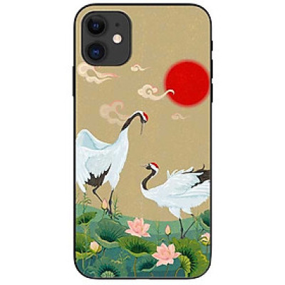 Ốp lưng dành cho Iphone 12 Mini Hạc Đầu Đỏ