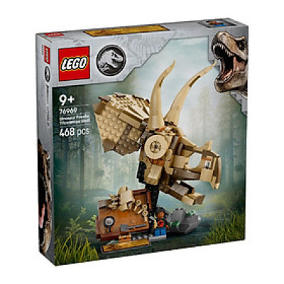 Đồ Chơi Lắp Ráp Đầu Khủng Long Ba Sừng LEGO JURASSIC 76969 (468 chi tiết)
