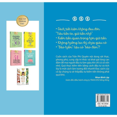 Sách - Rón Rén Gửi Tiền Tiết Kiệm Không Bằng Mạnh Dạn Đầu Tư - Nghệ Thuật Quản Lý Tài Chính Giúp Bạn Đầu Tư Đâu Trúng Đó - NXB Phụ Nữ