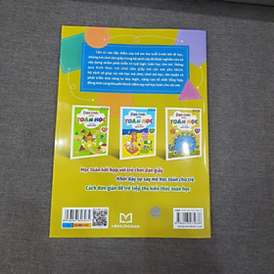 Sách: Dạo Chơi Cùng Toán Học - Trò Chơi Dán Giấy (5-6 tuổi)