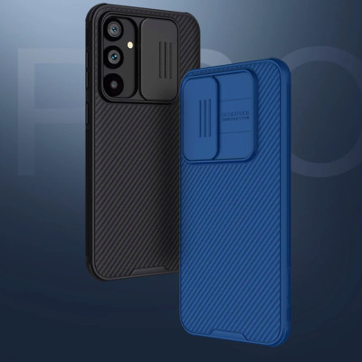 Ốp lưng cho Samsung Galaxy S23 FE bảo vệ camera chống sốc hiệu Nillkin Camshield có khung & nắp đậy bảo vệ Camera - Hàng nhập khẩu
