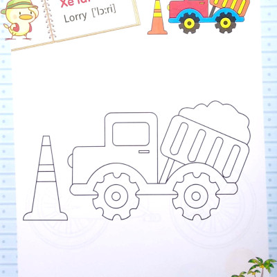 Dành Cho Trẻ Mầm Non - Tập Tô Màu Mẫu Giáo - Giao Thông (2022)