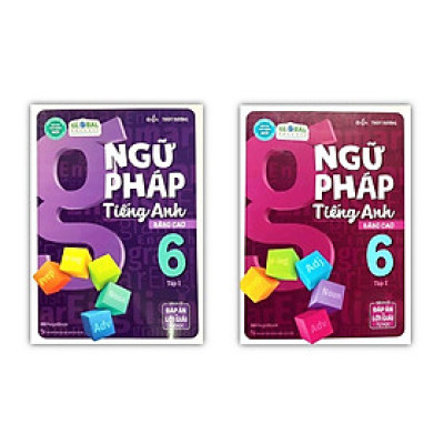 Sách - Combo Ngữ Pháp Tiếng Anh Nâng Cao Lớp 6 - Tập 1 + 2 (MG)