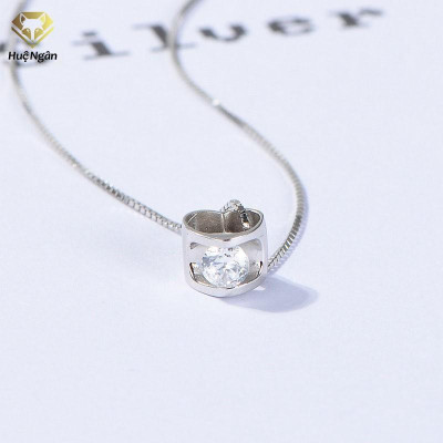 Dây chuyền bạc 925 Huệ Ngân - Trái tim trong anh PP1261