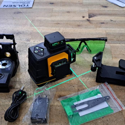 MÁY ĐO TIA LAZE 360 ĐỘ 3D TOLSEN 35155 - HÀNG CHÍNH HÃNG