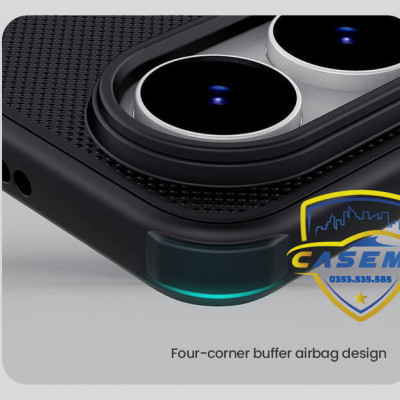 Ốp lưng dành cho Samsung Galaxy S25 Edge Nillkin dạng sần bảo vệ toàn diện - Hàng Chính Hãng