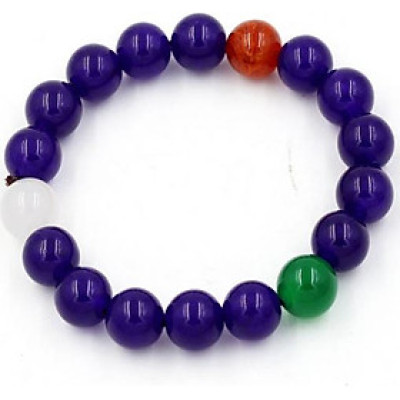 Vòng tay chuỗi hạt thạch anh tím 3 sao MS129