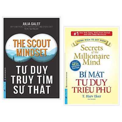 Combo Tư Duy Truy Tìm Sự Thật + Bí Mật Tư Duy Triệu Phú - Bản Quyền