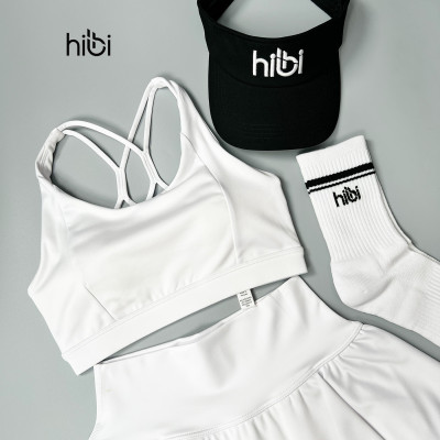 Áo Bra Tập Yoga Gym Hibi Sports BA521 Kiểu 4 Dây Đánh Đôi, Kèm Mút Ngực