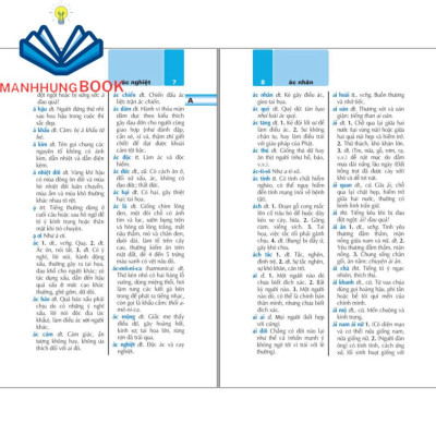 Sách - Từ Điển Tiếng Việt Thông Dụng Mini (Bìa Xanh) .