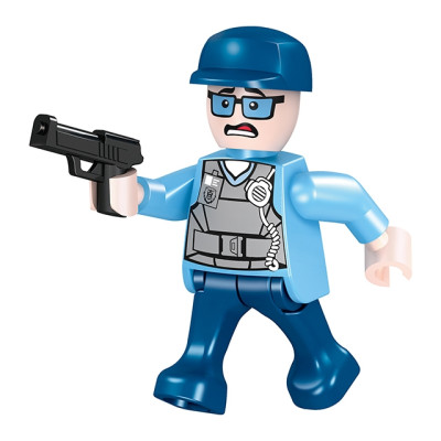 Mô Hình Trạm Cảnh Sát Cứu Hỏa COGO No.4169 (950 Mảnh Ghép)