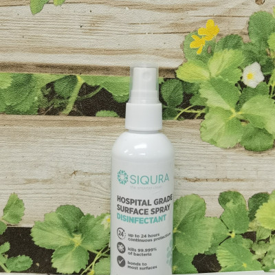 (KM) Combo 02 bình phun sương khử mùi & khử khuẩn bảo vệ xe hơi 30 ngày SIQURA tặng 01 chai xịt 100ml dung dịch khử khuẩn bề mặt chuẩn y tế Úc