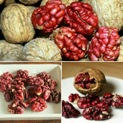 Nhân quả óc chó đỏ Mỹ (Shellled Red Walnuts), Túi 100g