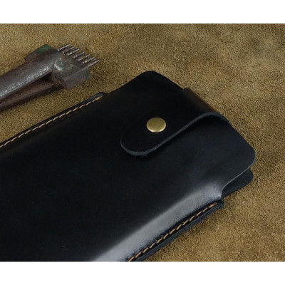 Bao Da Rút Nút Cài cho Note 9, Note 8, Note20 Ultra.... Da Bò Sáp