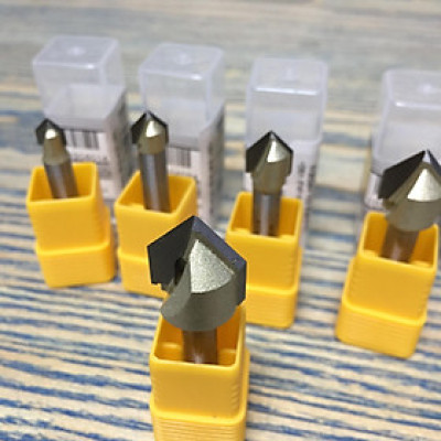 Mũi phay, mũi soi, mũi cắt rãnh chữ V 90độ 1/4"x5/16" (D=H=7.96mm) ARDEN