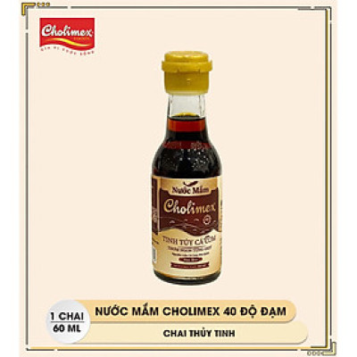 Nước mắm Cholimex 40 độ đạm - Chai 60ml (nước mắm du lịch)