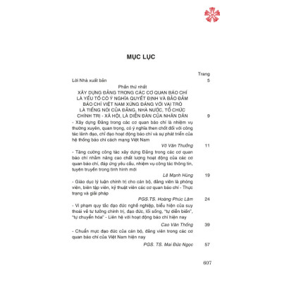 Tăng cường công tác xây dựng Đảng trong các cơ quan báo chí