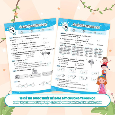 Sách - Bộ Đề Ôn Luyện Và Kiểm Tra Toán Lớp 3 - Tập 1 - Megabook