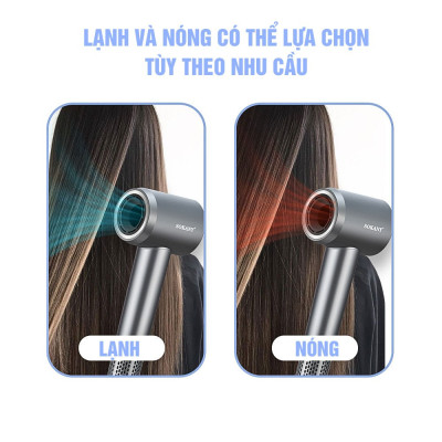 Máy sấy tóc 2 chiều nóng lạnh SOKANY SK-14020 công suất lớn 2400W, cung cấp ion âm chăm sóc tóc chuyên nghiệp - HÀNG CHÍNH HÃNG
