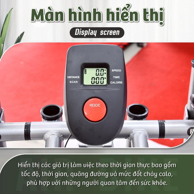 BG Xe đạp tập tại nhà thể dục 8703 kết hợp tay chân - giúp rèn luyện sức khỏe hiệu quả