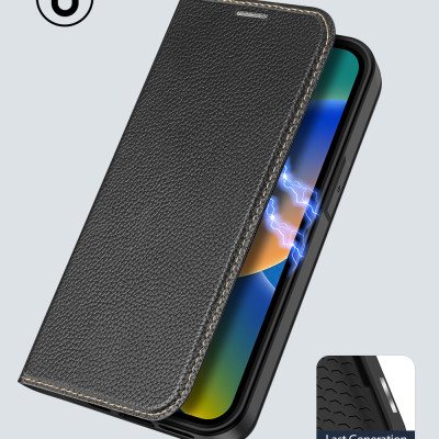 Bao da dành cho iPhone 14 Pro MAX hiệu Dux Ducis Skin X2 Series chống sốc có ngăn đựng thẻ  - hàng chính hãng