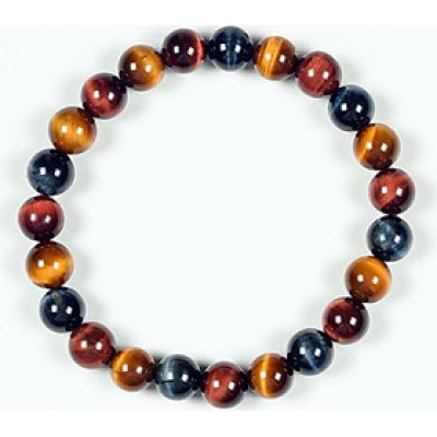 Vòng Tay Đá Mắt Hổ Đa Sắc