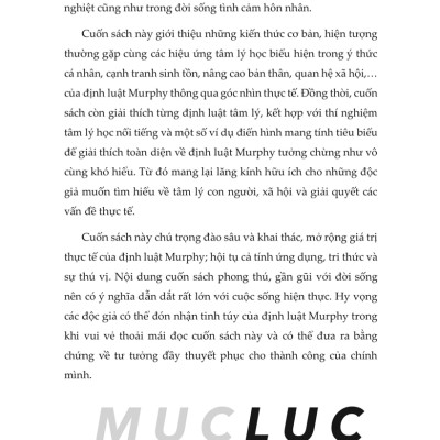 Định Luật Murphy - Mọi Bí Mật Tâm Lý Thao Túng Cuộc Đời Bạn - AZ