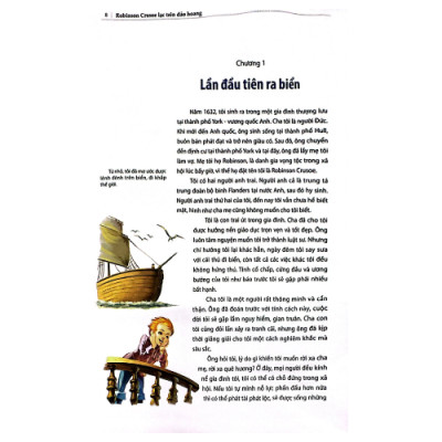 Danh Tác Trong Nhà Trường - Robinson Crusoe Lạc Trên Hoang Đảo - Tái Bản 2024 (HH)