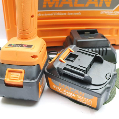 Hàng chính hãng - Máy Mài Góc, Máy Cắt Dùng Pin MACAN 21V Không Chổi Than, Pin 10 cell 2000 mah