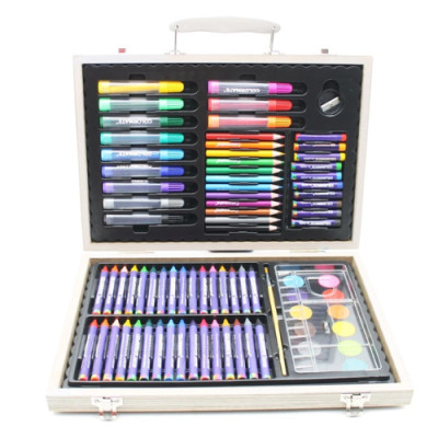Bé Làm Picasso Bộ 6 Cuốn - Bộ Màu Vẽ Hộp Gỗ Cao Cấp M82 - Vanlangbooks x Colormate